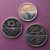 Aruba - Lote moedas 5 / 10 / 25 centavos 2015