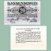 Áustria - Cédula  20 Heller (Viena) 1919