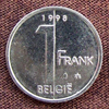 Bélgica - Moeda 1 Franco 1998