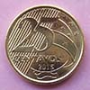 Brasil - Moneda  25 centavos 2015