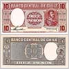 Chile - Banknote  10 Pesos 1958 / 59
