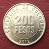 Colómbia - Moeda 200 Pesos 2012