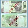 Congo Democratic Rep. - Specimen banknote  1000 Francs 2005
