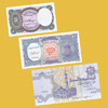 Egypt - Banknotes lot 5 / 10 / 25 piastres