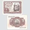 Spain - Banknote  1 Peseta 1953