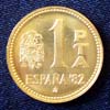 Spain - Coin 1 Peseta 1980 - World Cup '82