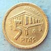 Spain - Coin  5 Pesetas 1995 'Asturias'