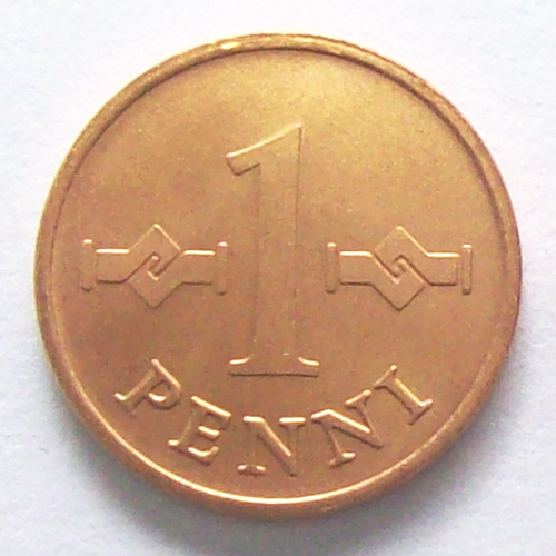 Finlândia - Moeda 1 Penni 1967