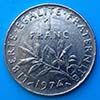France - Coin  1 Franc 1974