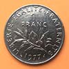 France - Coin  1 Franc 1977