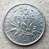 França - Moeda  1/2 Franco 1965