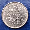 France - Coin  1/2 Franc 1966