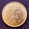 Ghana - Moneda 1/2 Pesewa 1967