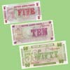 Gran Bretaña - Lote billetes 5 / 10 / 50 Nuevos Peniques 1972