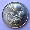 Indonesia - Moneda  25 Rupias 1994
