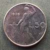Italy - Coin  50 Lire 1976