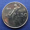 Italy - Coin  50 Lire 1977