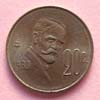 Mexico - Coin 20 cents 1983 (nickel)