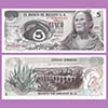 México - Cédula  5 Pesos 1972