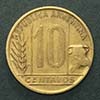 Argentina - Moeda 10 centavos Mon. Nac. 1942