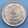 Argentina - Coin  5 centavos Mon. Nac. 1958