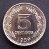 Argentina - Coin  5 centavos Mon. Nac. 1959