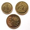 Polónia - Lote moedas 1 / 2 / 5 groszy 2009