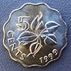 Suazilandia - Moneda 5 centavos 1999