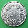 Switzerland - Coin 20 Rappen 1976