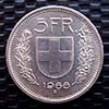 Suiza - Moneda 5 Francos 1968 (B)