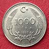 Turkey - Coin 1000 Lira 1990