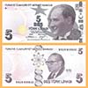 Turkey - Banknote  5 Lira 2009