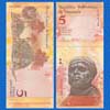 Venezuela - Banknote    5 Bolivares Fuertes 2008