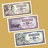 Yugoslavia - Banknotes lot 10 / 20 / 50 Dinara 1978 / 81