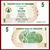 Zimbabwe - Banknote    5 Dollars 2006
